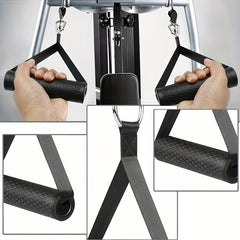Resistance Band Set with Rubber Handles for Yoga Strength Training