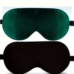 2pcs Blackout Soft Sleep Eye Mask Comfy Blindfold for Travel Nap Rest