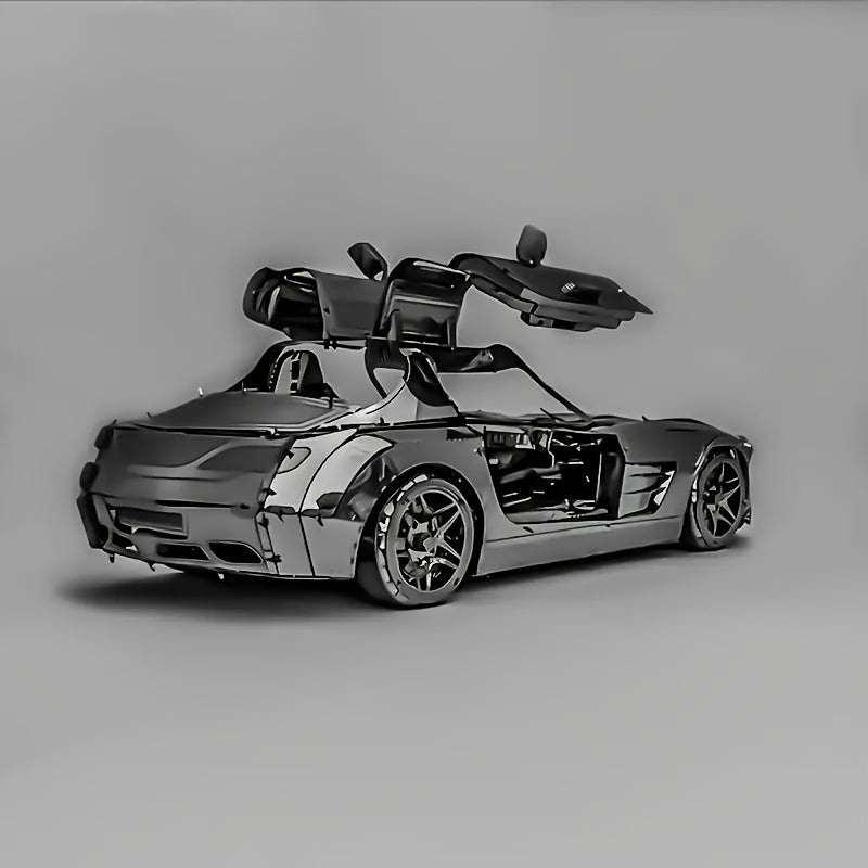 Butterfly Wing Sports Car 3D Metal Puzzle DIY Assembly Model