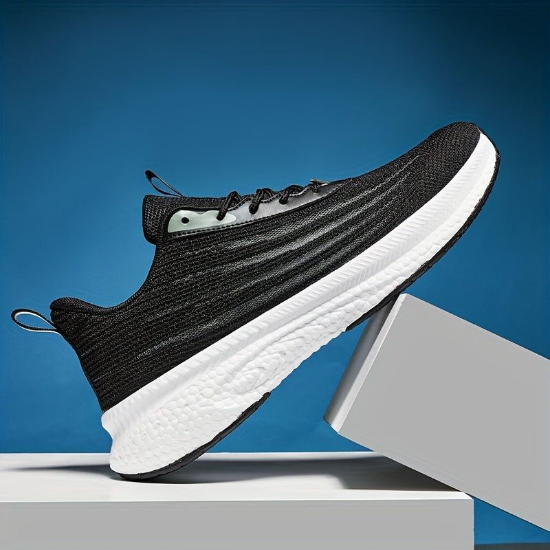 Men's Lace Up Sneakers Breathable Casual Walking Shoes