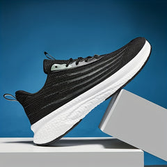 Men's Lace Up Sneakers Breathable Casual Walking Shoes