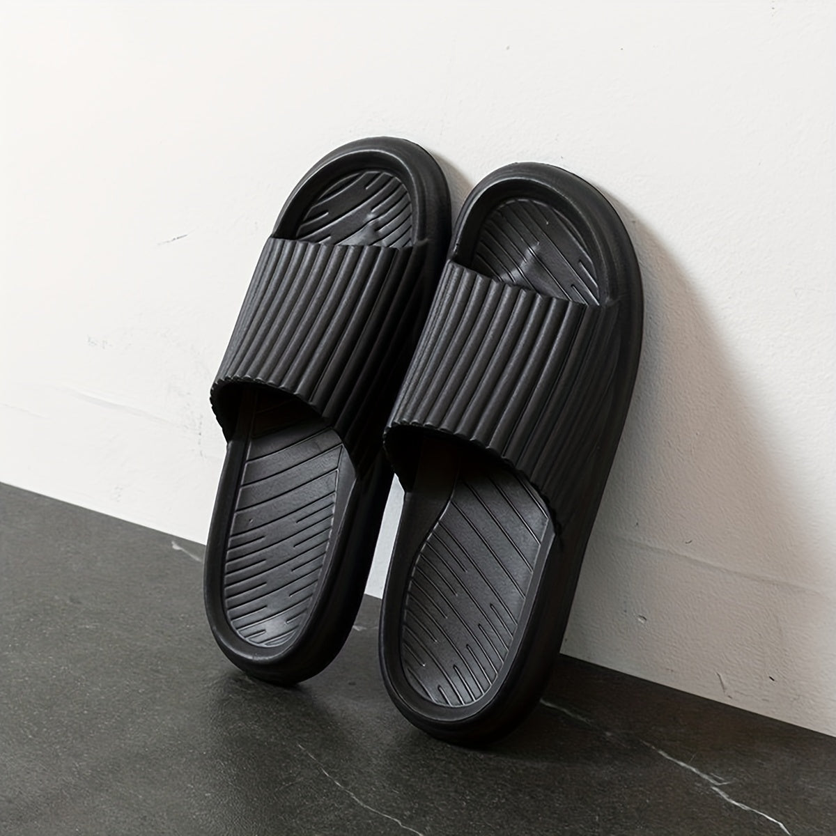 Men's Lightweight Slippers Open Toe for Summer