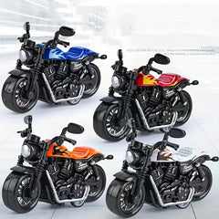 Pull Back Racing Alloy Model Motorcycle Toy