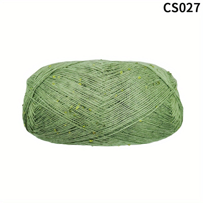 2mm Bead Yarn for DIY Scarves Blankets Hats Knitting Crochet
