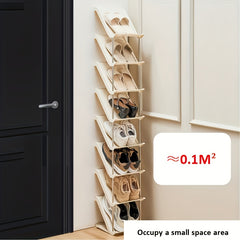 Foldable Shoes Storage Rack Space Saving Organizer