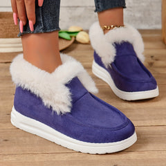 Women's Warm Non-slip Casual Sneakers Lightweight Walking Shoes