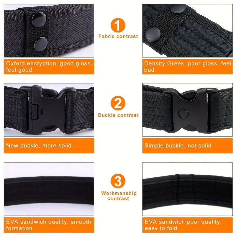5 Colors Polyester Canvas Belt For Men Size 51 18in