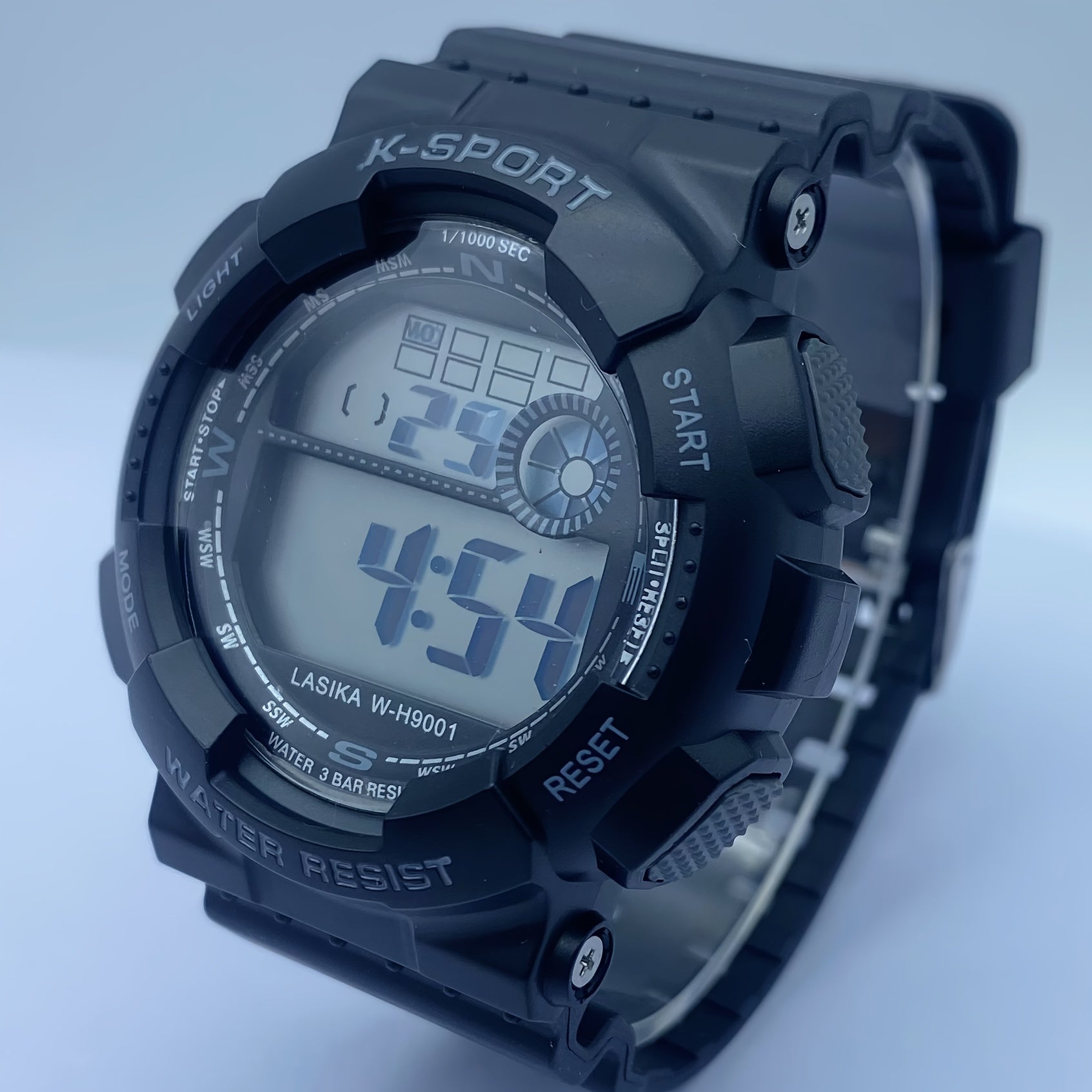 Youth Waterproof Timer Boys' Watch with Alarm