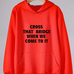 Girls Comfy Hoodies Print Hooded Pullover With Pocket