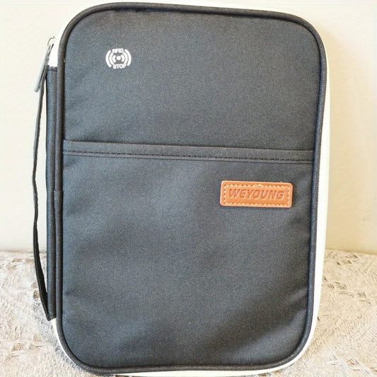 Large RFID Blocking Passport Bag