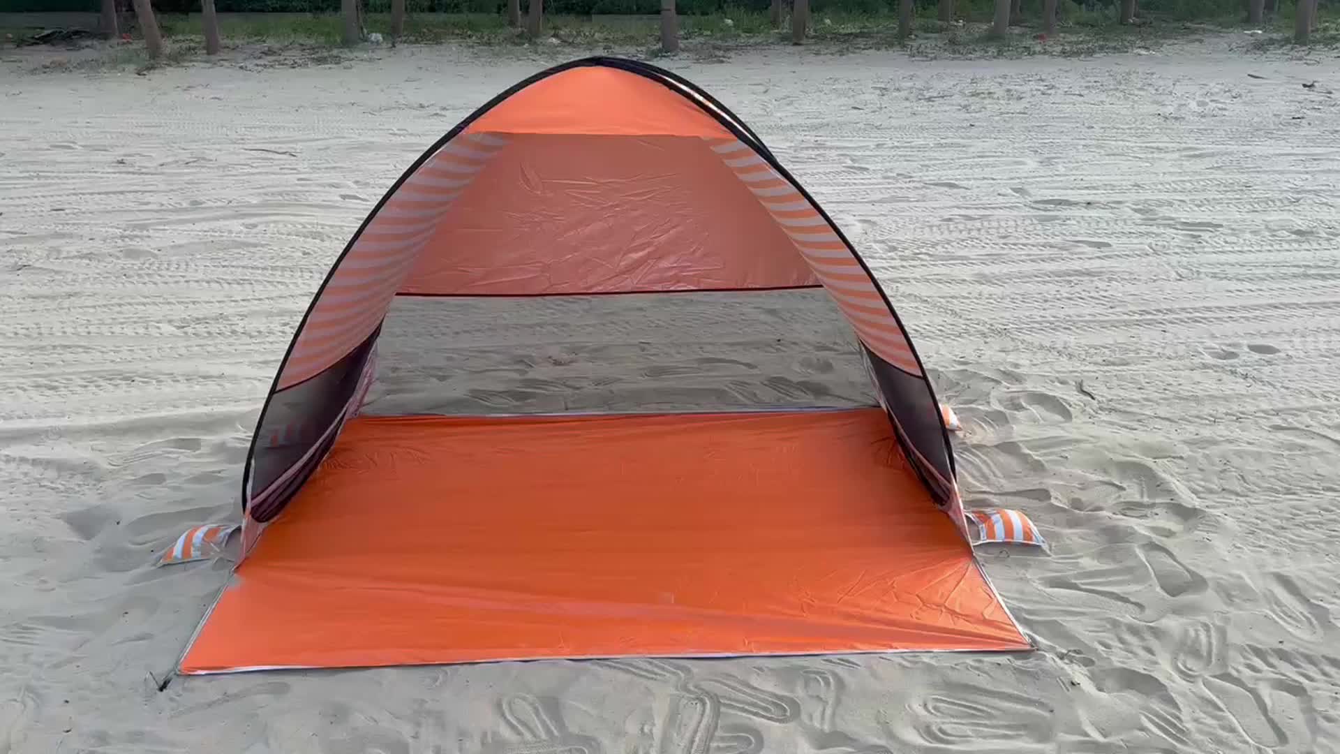 UPF 50 Pop Up Beach Tent Sun Shelter Outdoor Park And Beach
