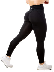 Ruched Pocket Yoga Leggings High Waist Pants