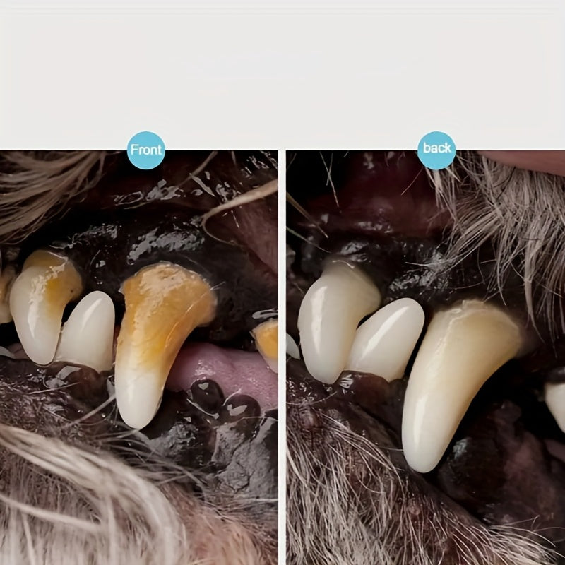 2pc Pets Teeth Cleaning Tools Double Sided Dogs Cats Tartar Remover Dental Stone