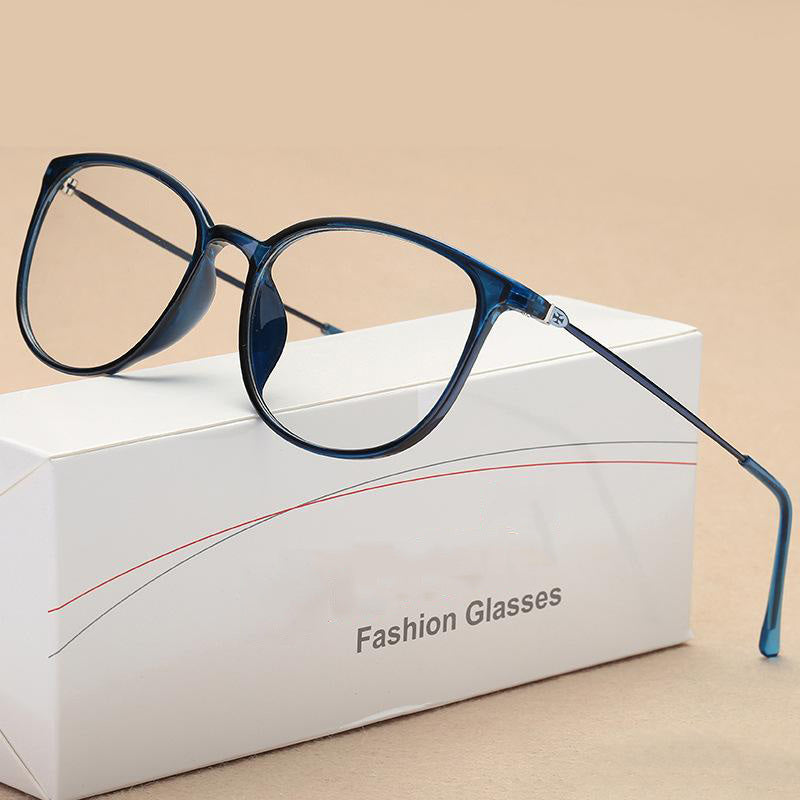 Vintage Square Frame Optical Glasses Artistic Myopia Glasses