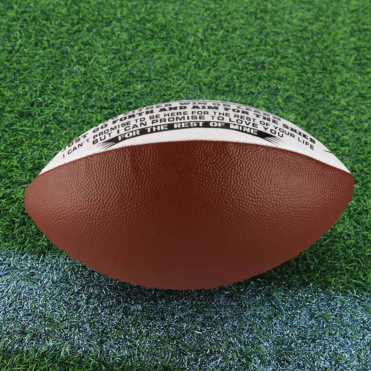 MYOKIA Engraved American Football For Training and Play with Pump