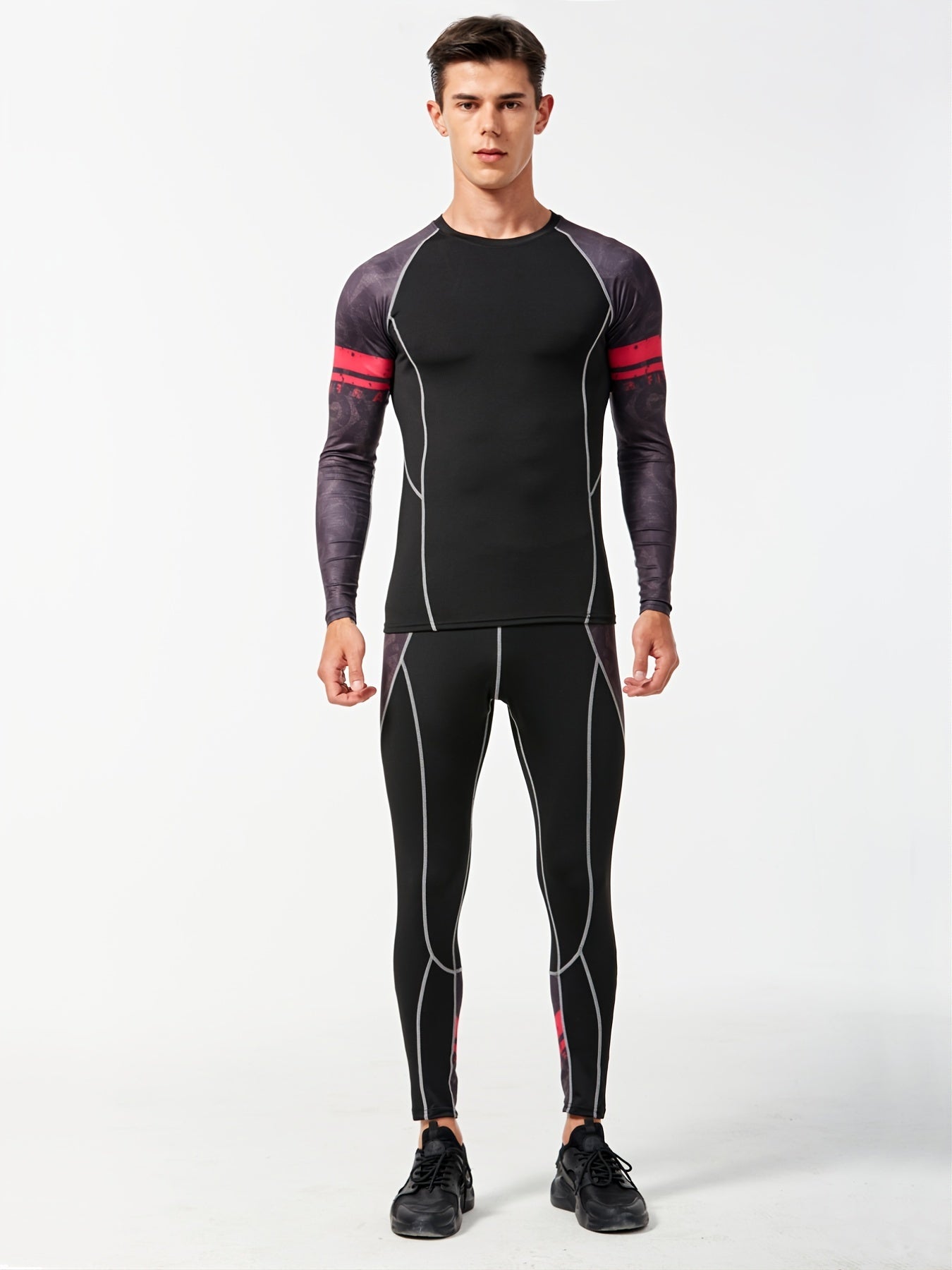 Men's Quick Drying Fitness Suit for Basketball Running Yoga