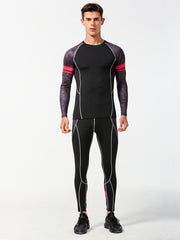 Men's Quick Drying Fitness Suit for Basketball Running Yoga
