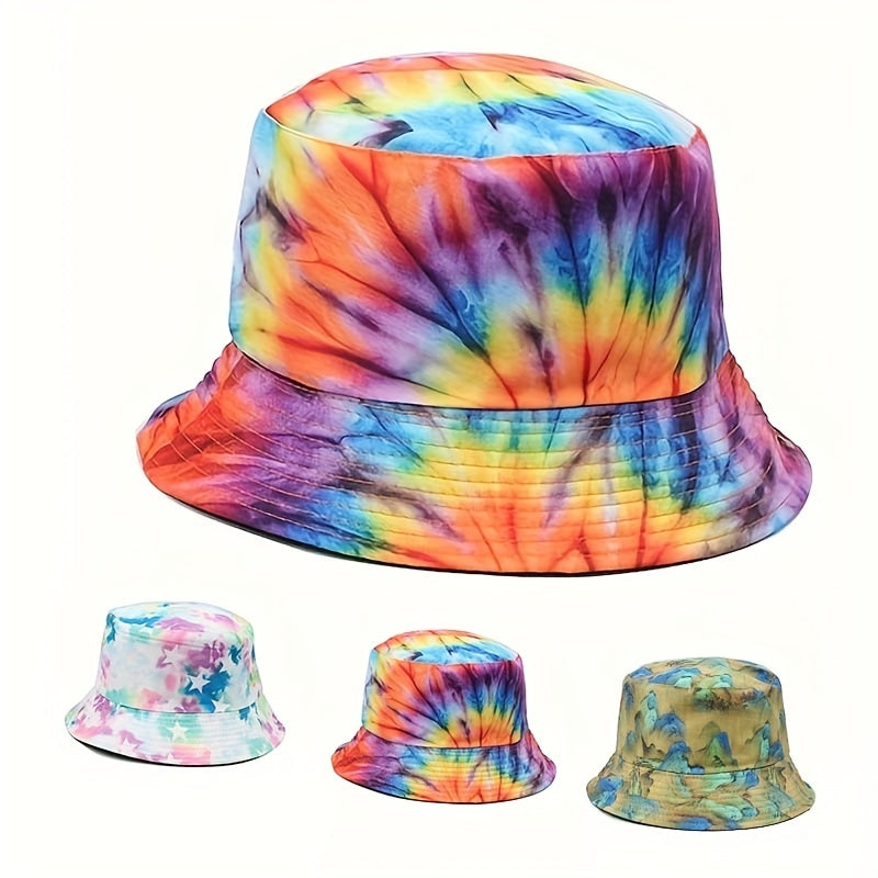 Print Double Sided Fisherman Hat For Men And Women Casual Sun Hat