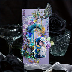 Dream Land Ice Crystal Laser Stickers 10pcs Pack