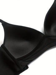 Solid T Shirt Bra Push Up Bra Women's Lingerie