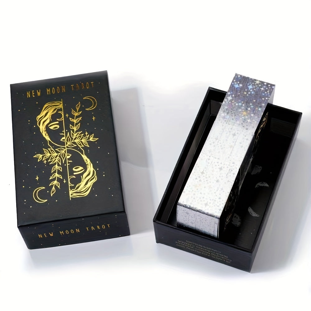 Moon Crescent Tarot Cover - Unveil Night Sky Secrets