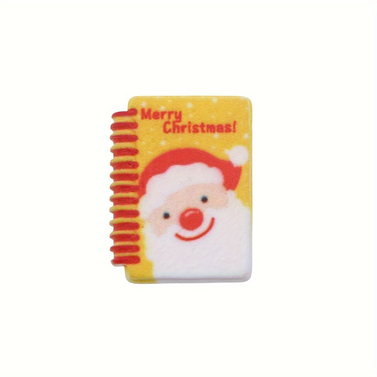 4pcs Resin Notebooks Dollhouse Christmas Decorations