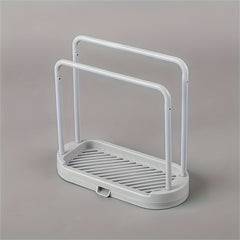 Kitchen Sponge Holder Dishcloth Hanger Sink Rack Tray Organizer Stand