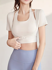 Quick Dying Activewear Sports T-shirt for Women