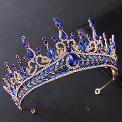 Baroque Rhinestone Crown Hairband Headband Wedding Party Favor