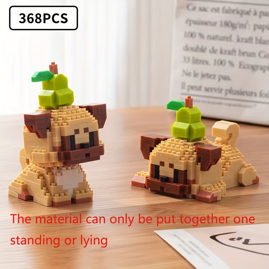 DIY Cartoon Animal Building Blocks Set - Ideal Gift for Ages 8-12