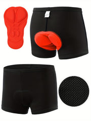 Men's Compression Cycling Shorts 3D Gel Padded Breathable Biking Pants