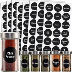 Chalkboard Spice Jar Labels Set - Kitchen Organization and Storage