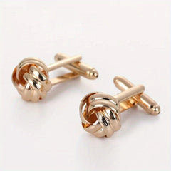 Crystal & Faux Diamond French Cufflinks for Men