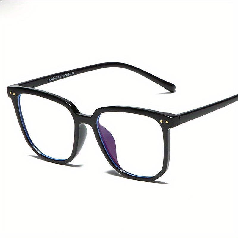 Anti Light Glasses Oval Bare Frame Large Frame Thin Frame Glasses Frame Male