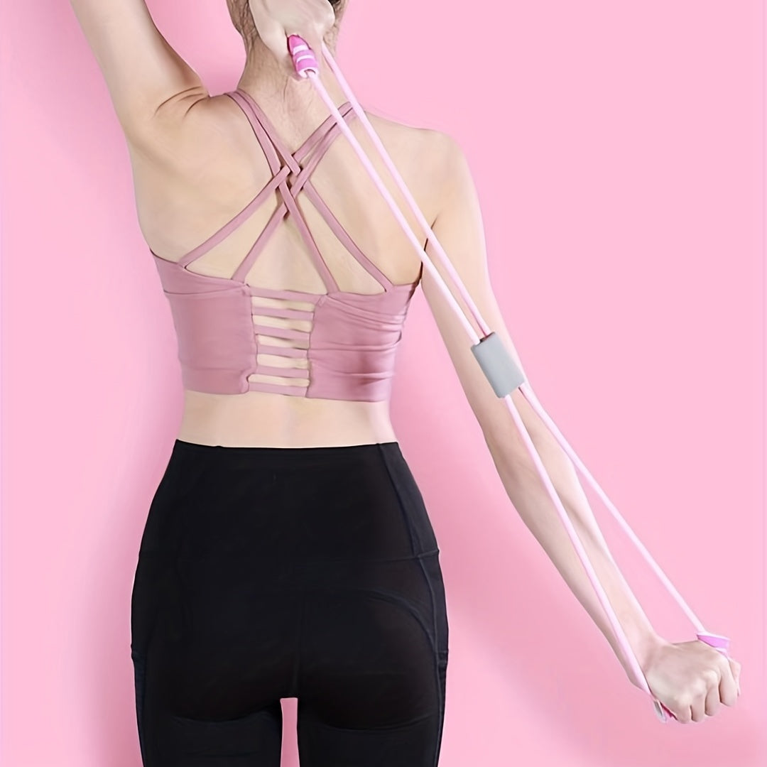 Yoga 8 Character Puller For Shoulder Elastic Resistance Belt