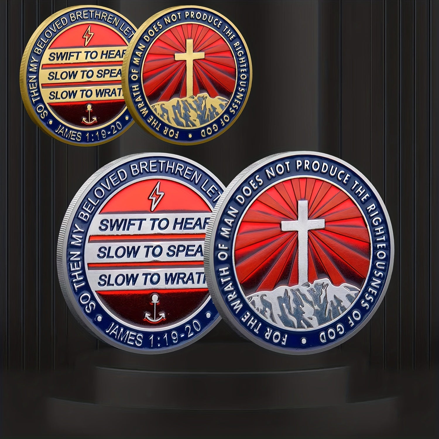 Bible Memory Verse Challenge Coin for Kids - Perfect Gift for Boys & Girls