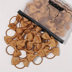 20pcs Bowknot Hair Ties for Baby Girls, Ponytail Holders & Scrunchies