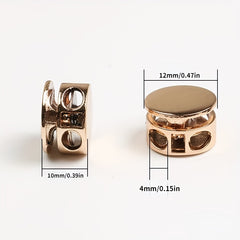 5pcs Round Spring Buckle Shoelace Lock Stopper DIY Sewing Accessory