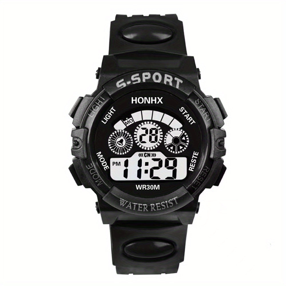 Kids Electronic Watch Sports Middle School Students Watch