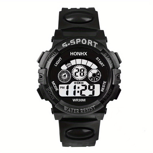 Kids Electronic Watch Sports Middle School Students Watch