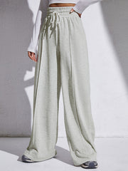 Elastic Waist Wide Leg Pants for Women