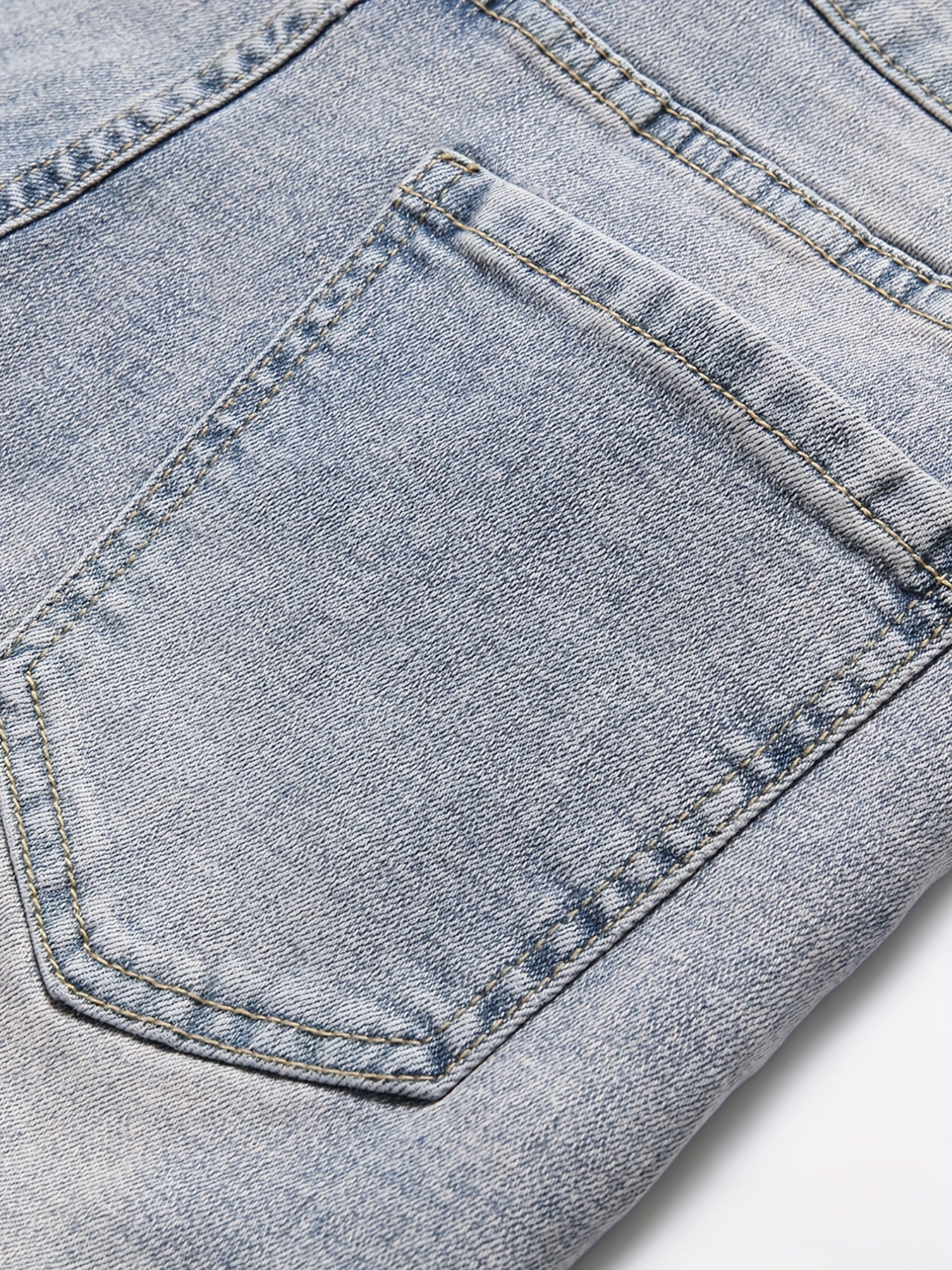 Men's Distressed Denim Shorts High Stretch