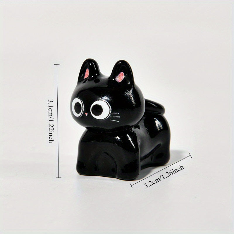 Resin Kitten Desktop Accessories for Car Decor
