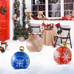 Large Inflatable Christmas Decorative Ball 59 94 Cm Outdoor Ornaments