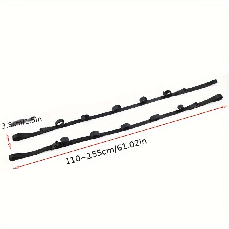2pcs Car Fishing Rod Straps Car Organizer Car Road Holders In car Fixed