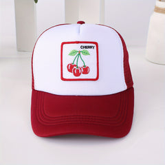 Fruit Patch Trucker Hat Sunshade Baseball Cap for Women