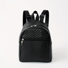 Mini Chevron Kids Backpack Large Capacity Outdoor Double Shoulder Bag