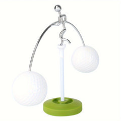 Golf Small Ball Balance Ornament Non-slip Base Desktop Golf Lover Gift
