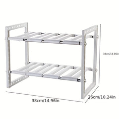 Extendable Stainless Steel Kitchen Sink Storage Rack
