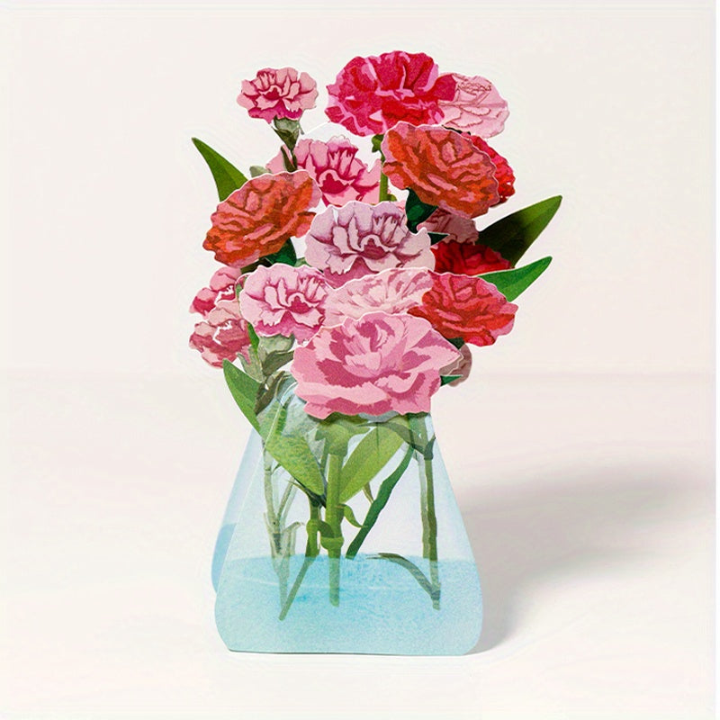 3D Flower Pop Up Card for Birthdays Weddings Anniversaries
